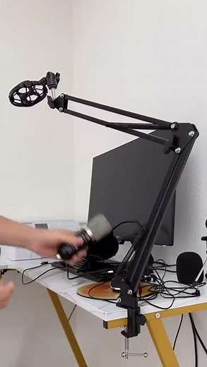 コンデンサーマイクセットの取り付け方