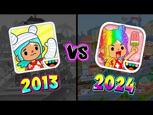 toca Boca then vs now 2014 vs 2025 toca life world 🌎