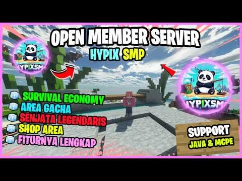 HYPIX SMP MINECRAFT SERVER - SURVIVAL ECONOMY + JAVA & MCPE SUPPORT - LEGENDARY WEAPONS!!