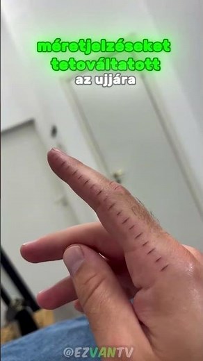 Mérőszalag helyett tetoválás? Zseniális ötlet!