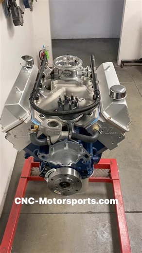 SB Ford 427 Clevor crate engine. CNC-Motorsports.com for all your engine and performance needs. #engineparts #enginebuilder #chiheads #wilsonmanifolds #follow #like #share | CNC-Motorsports