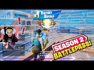 13 Year Old Wins First Fortnite Chapter 2 Season 2 Game! Keyboard & Mouse Cam!