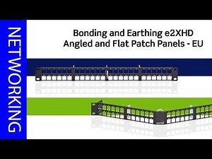 Bonding and Earthing Leviton e2XHD Patch Panels