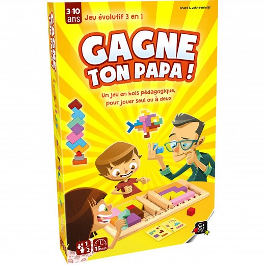 Gagne ton papa ,Jeu enfant et famille ,jeu de société Gigamic