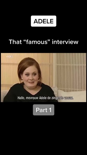 ADELE Interview: Part 1