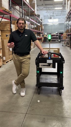 No network connection means no cyber threats. #Automation #logistics #warehousemanagement