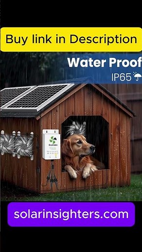 Solar Exhaust Fan for Greenhouse with Battery