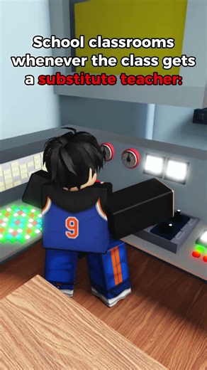 School Substitute Teacher Classes #roblox #robloxanimation