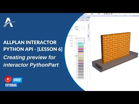 ALLPLAN interactor Python API | [LESSON 6] - Creating preview for strip foundation pythonparts