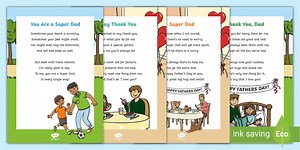 Father's Day Poem Pack