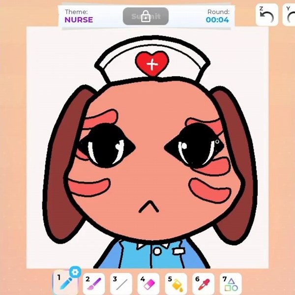 Roblox NURSE Animal Hospital Anomaly Speed Draw #shorts #roblox