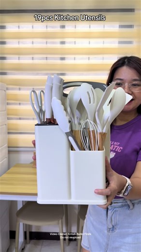 19-Piece Kitchen Utensil Set - Essential Cooking Tools