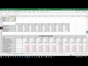 Flujo Caja Financiero con Préstamo Bancario Sapag, Proyectos de Inversion 2ed