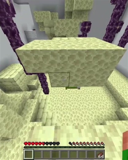 マグマの上を飛んで飛んでアスレチックしてみた❗️#minecraft #shorts #パルクール