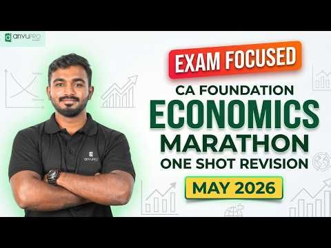CA Foundation Economics Marathon May 2026 | One Shot Revision | Prof. Shashikiran | Arivupro