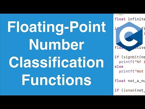 Floating-Point Number Classification Functions | C Programming Tutorial