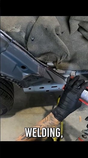 How To Panel Bond and Fit A Quarter Panel