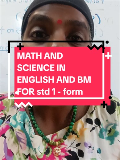 MATH AND SCIENCE IN ENGLISH AND BM FOR STD 1 - FORM 3 EARLY PREPARATION FOR THE YEAR 2026 ✨ WHY CHOOSE TEACHER MOHANAH? ✨ I am Teacher Mohanah, a dedicated and experienced educator with 26 years of teaching experience. Teaching is not just my profession it is my passion and life’s work. Over the years, I have guided many students to become confident, disciplined, and successful learners. 🌟 ABOUT MY TEACHING STYLE I believe that every child can learn well when guided correctly. My classes are: S