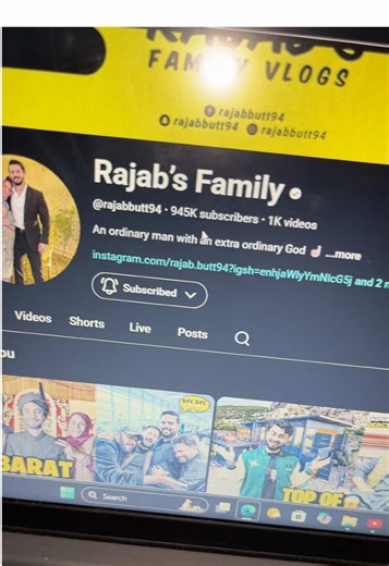 Rajab Butt's New Bharat Vlog: Family Milestones