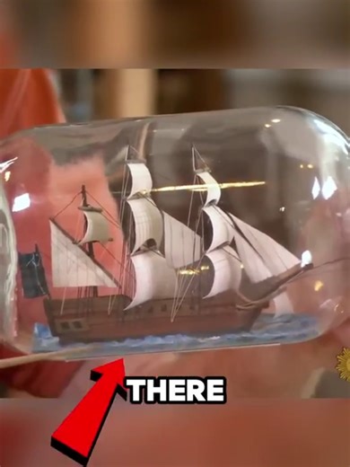 How Ships Actually Get Inside Bottles 😱 #guess