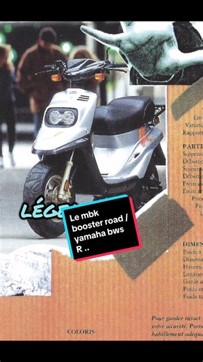 Aujourd’hui, je vais vous parler de deux icônes du scooter 50cc : le MBK Booster Road et le Yamaha BW’S . 4pb #booster #bws #scooter #racing #viral