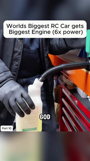 Worlds Biggest RC Car gets Biggest Engine P10#rccar #minicar #rc #rclife #fyp