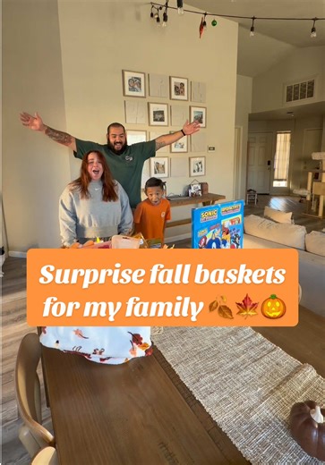 Surprise Fall Baskets for Family Fun