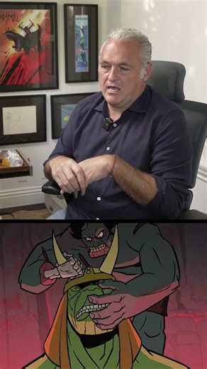 Genndy explaining the challenge of action choreography for Primal Season 3