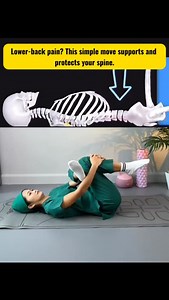 12K views · 12K reactions | A gentle yet powerful movement to release tension in your lower back, improve spinal mobility, and strengthen and muscles that supports your lumbar spine. Prefect for anyone who sits a lot or experience tightness or soreness. Tried it yet comment one word below. #lowerbackpain #spinestrength #backmobility #fitness #exercise | Women Fitness | Facebook