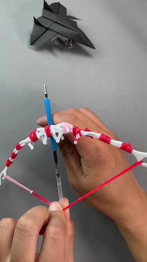 Handmade Dental Floss Bow and Arrow Craft Tutorial