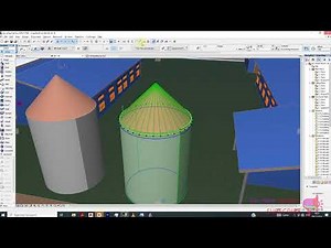 How to design Circular Roof in Archicad using Roof Tool and magic wand