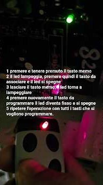#how programmare telecomando cardin s449 txq449400 e serie simili per passerella o cancello
