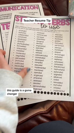 Teacher Resume Starter Pack for Efficient Resume Creation