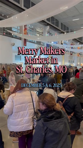 The @foundryartcentre’s annual Makers Market is a regional favorite for a reason! Christmas is our season here in Saint Charles, and so much is happening. Visit Main Street, Saint Charles on December 5&6 to shop at Merry Makers Market, experience @stcharleschristmas Traditions, and walk with Las Posadas on December 6th! Learn more about these and other Saint Charles Events on our events page, link in bio. | Discover Saint Charles, Mo