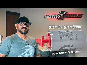 Dodge Ram Cummins Oil Filter Cap Off Tool Step-By-Step Instructions