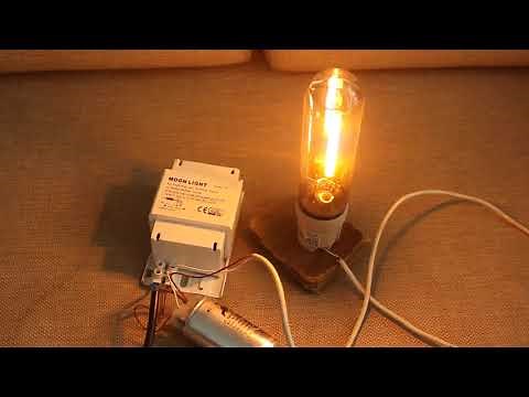 Wiring up a high pressure sodium lamp circuit with external igniter (without a capacitor)