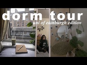 edinburgh university first year dorm tour | my student accommodation experience