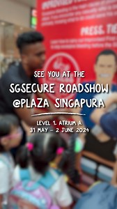 Enrich your kids' minds with the SGSecure Roadshow this June holidays! Try our interactive booths, pick up important knowledge on how to keep themselves safe, and earn exclusive collectibles. Best of all, it's free! SGSecure Roadshow @ Plaza Singapura, Level 1 Atrium A, 31 May – 2 June 2024. See you and your kids there! #SGSecure #WhatsYourRole #StayAlert #StayStrong #StayUnited | Ministry of Home Affairs, Singapore