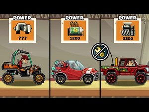 True POWER of Every Vehicle in HCR2 😯 Climb Test Without Parts | Hill climb racing 2