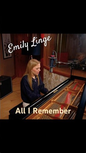 All I Remember - Emily Linge (Official Music Video) #shorts #singersongwriter #piano #emilylinge