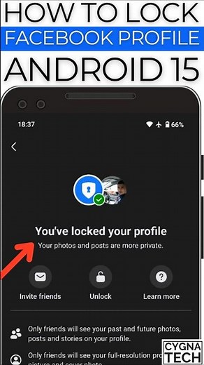 🔒 How to Lock Your Facebook Profile in 10 Seconds using Android App