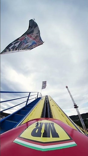 Unique double looping 🤩🎢 Roller Coaster #SHORTS #rollercoaster Teststrecke Schwarzkopf