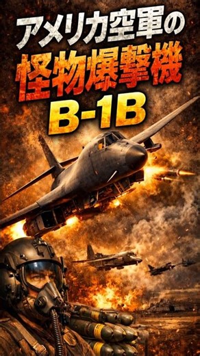 アメリカ空軍の怪物爆撃機 B-1B