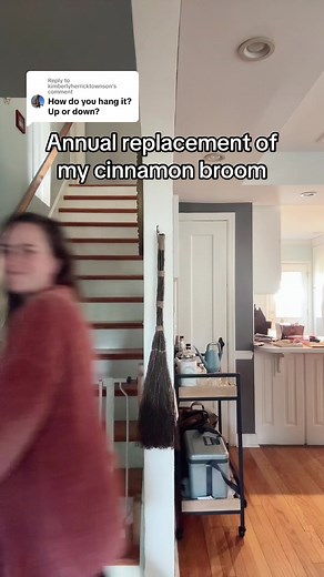 How to Hang a Cinnamon Broom Over Your Door