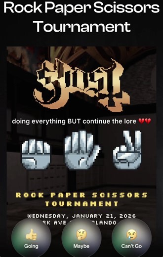 Live Rock Paper Scissors Challenge with Ghost