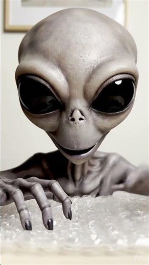 Alien Tries Human Bubble Wrap For First Time... Gets Completely Addicted 👽🫧