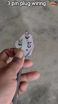 how to 3 pin plug wiring #3pin #wiringconnection