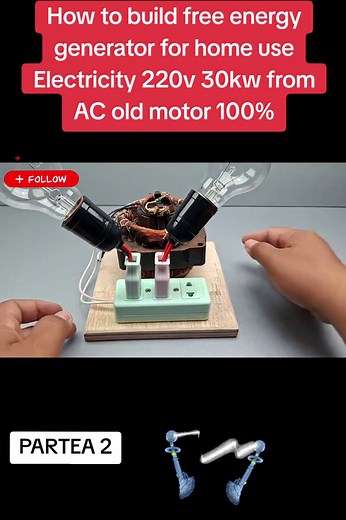 Build a Free Energy Generator at Home: 220V, 30kW