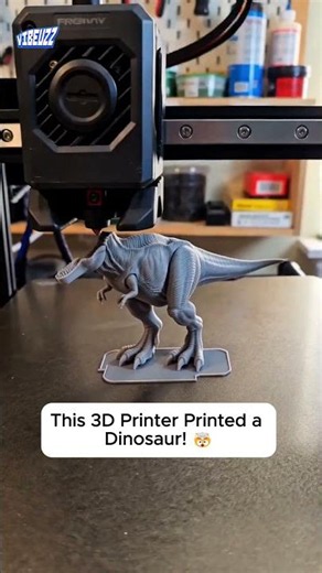 From Plastic to Dinosaur in Minutes! #3dprinting #diy