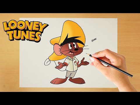 How to Speedy Gonzales | Looney tunes| Step by step (Easy Drawing)